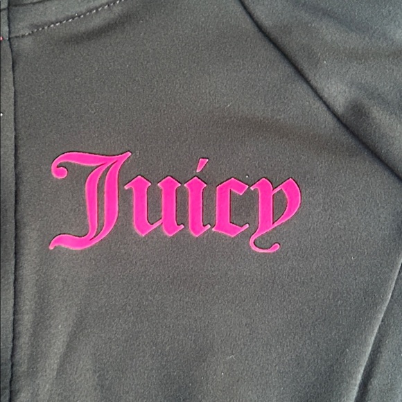 🎀 Contrast Piped Collared Track Jacket Juicy Couture Medium NWT - Picture 7 of 10